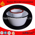 15cm Enamel Bowl/Kitchenware High Quality/Enamel Food Dishes